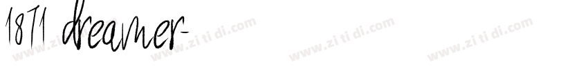 1871 dreamer字体转换